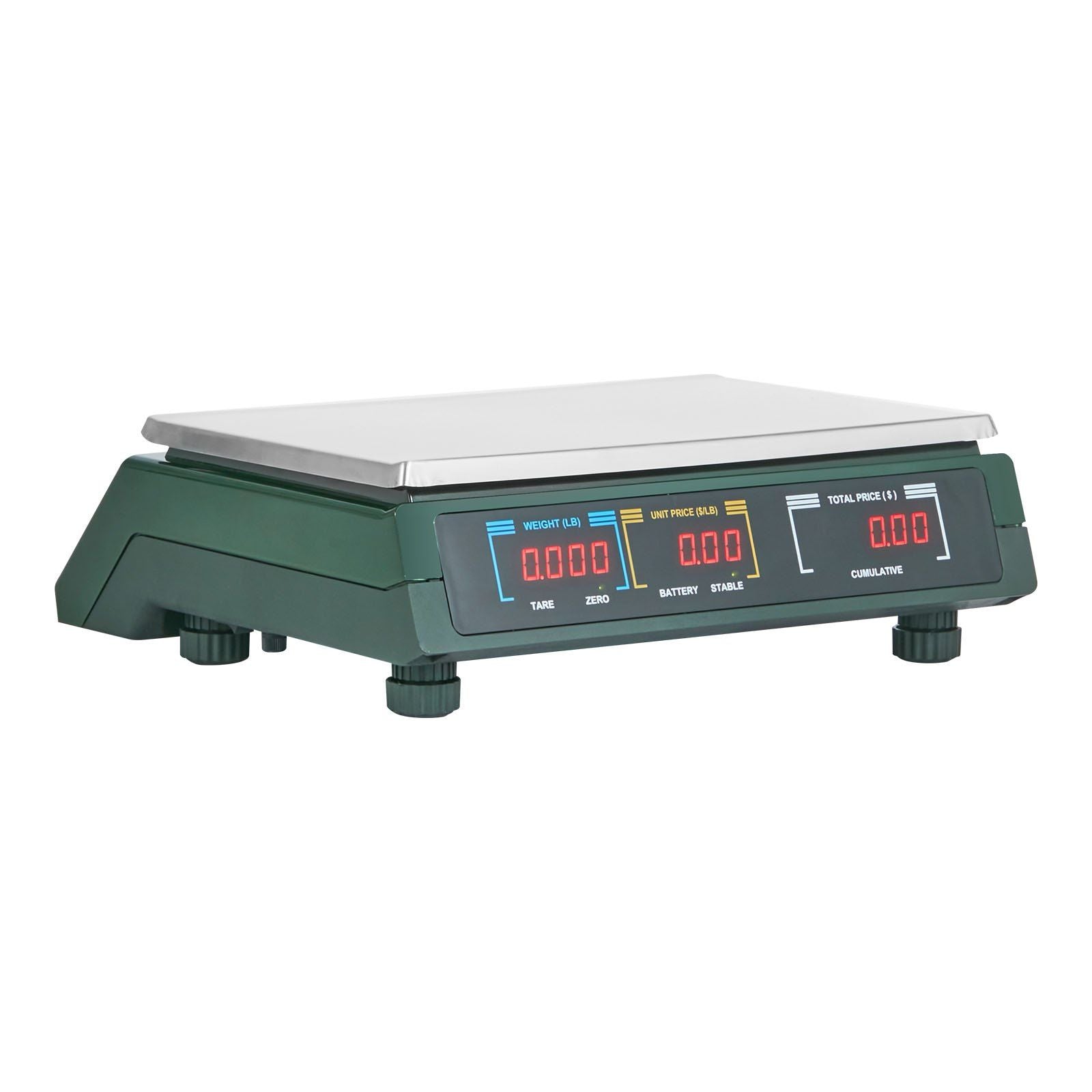 Electronic Price Computing Scale, 66 LB Digital Deli Weight Scales, LED Digital Commercial Food Fruit Meat Produce Counting Weight, for Retail Outlet Store, Kitchen, Restaurant Market, Farmer