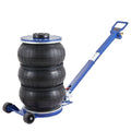 Air Jack, 5 Ton/11000 lbs Triple Bag Air Jack, Airbag Jack with Six Steel Pipes, Lift up to 18.5 inch/470 mm, 3-5 s Fast Lifting Pneumatic Jack, with Adjustable Handle for Car, Garage, Repair