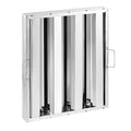 15.5Wx19.5H Inch Commercial Hood Filter Range Hood Baffle Stainless Steel