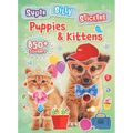 Super Silly Stickers: Puppies & Kittens - Paperback