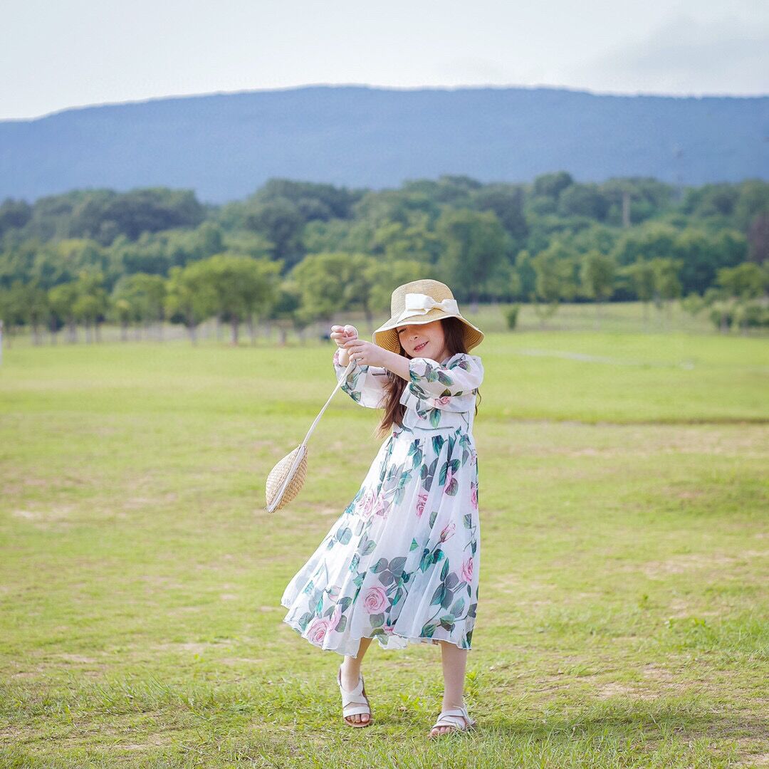 High End Children''s Customized Spring And Summer  Dress