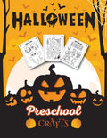 Halloween Preschool Crafts: Fantastic Activity Book For Boys And Girls: Word Search, Mazes, Coloring Pages, Connect the dots, how to draw tasks - - Paperback