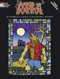 House of Horror Stained Glass Coloring Book - Paperback