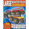 Large Monster Truck Coloring Book: For Boys and Girls Who Love Monster Truck - Kids Ages 3-5 and 4-8 (70 Full Coloring Pages) - Paperback