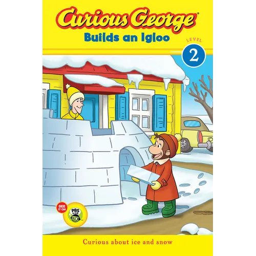 Curious George Builds an Igloo: A Winter and Holiday Book for Kids - Paperback