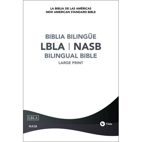 Nasb/Lbla, Bilingual Bible, Hardcover / Nasb/Lbla, Biblia Bilingüe, Tapa Dura - Hardcover